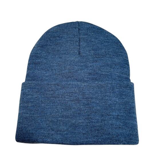 Carhartt WIP Knit Watch Beanie Hat One Size Storm Blue Heather NEW - Picture 3 of 4